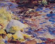 约翰辛格萨金特 - Reflections Rocks and Water